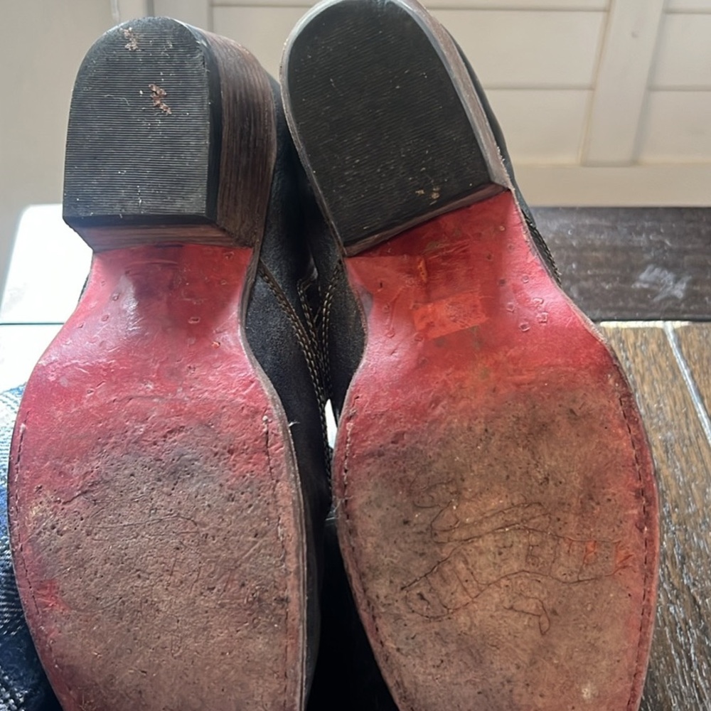 FreeBird Wyoming Short Ankle Cowboy Boots - Picture 5 of 6